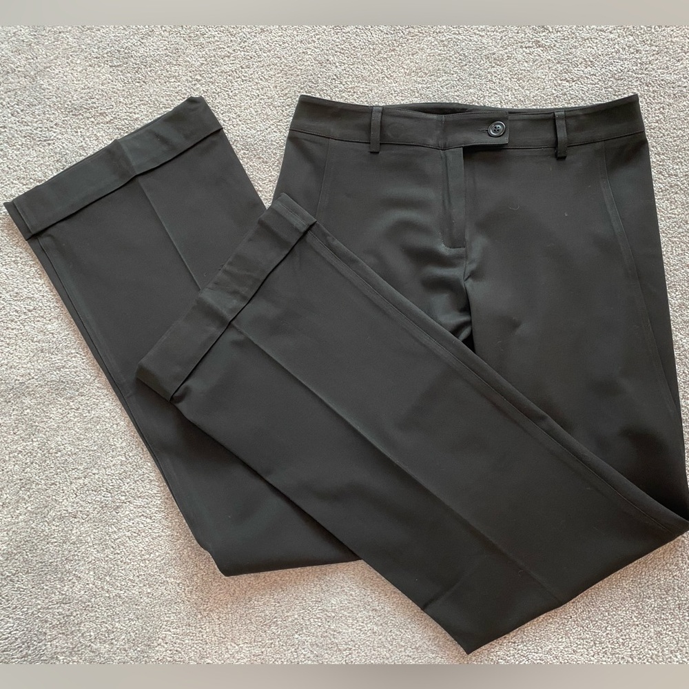 Nine West Black Cuffed Pants, Size 6